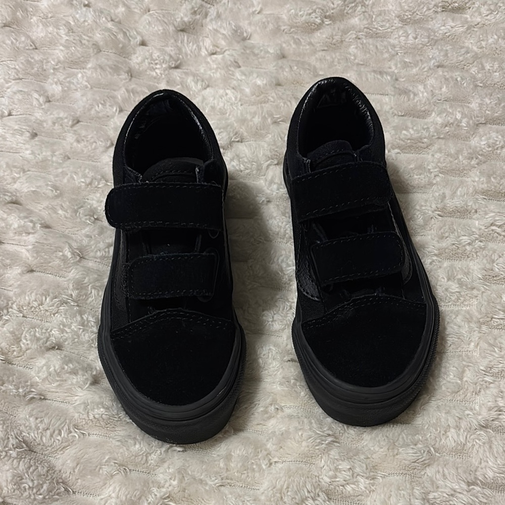 Vans Black Velcro Sneakers